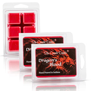Dragon's Blood - Mysterious, Sweet, Earthy Scented - 1 Pack - 2 Ounces - 6 Cubes - The Candle Daddy