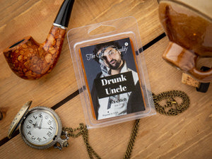 5 Pack - Drunk Uncle - Whiskey Scented Melt- Maximum Scent Wax Cubes/Melts - 2 Ounces x 5 Packs = 10 Ounces - The Candle Daddy