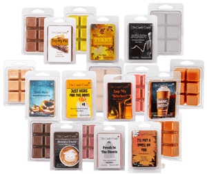 Funny Fall 10 Pack - 10 Amazingly Hilarious Autumn Wax Melts - 60 Total Cubes - 20 Total Ounces - The Candle Daddy