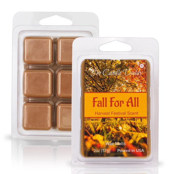 Fall for All - Harvest Festival Scented Melt - 1 Pack - 2 Ounces - 6 Cubes - The Candle Daddy