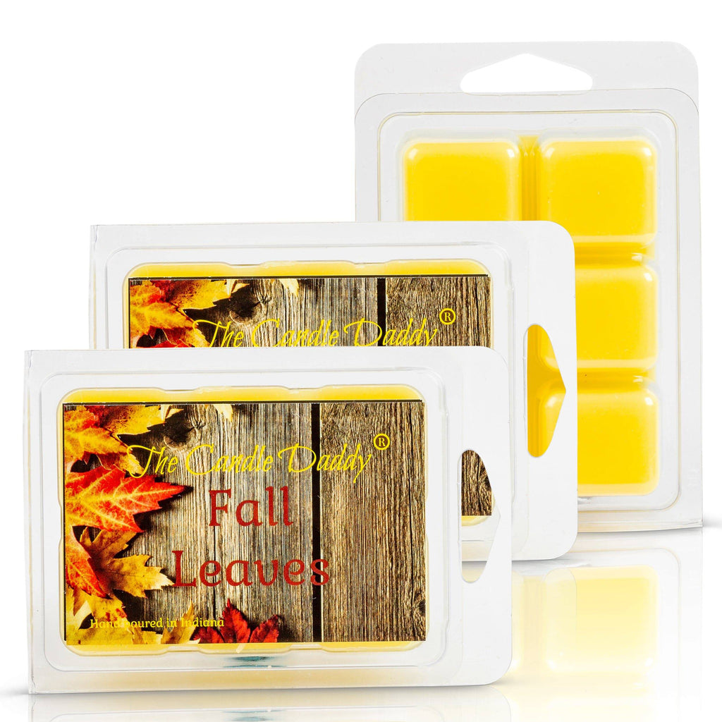 Fall Leaves - Autumn Scented Wax Melts - 1 Pack - 2 Ounces - 6 Cubes - The Candle Daddy