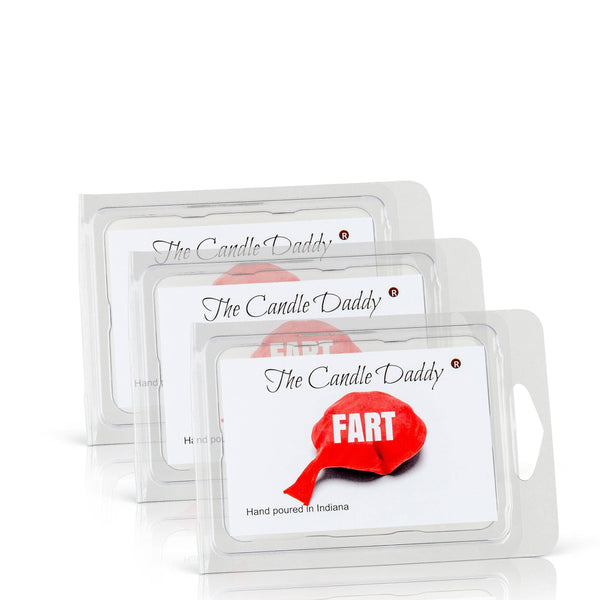 Fart Scented Wax Melts - Horribly Scented - Funny Prank Gag Gift - 1 Pack - 2 Ounces - 6 Cubes - The Candle Daddy