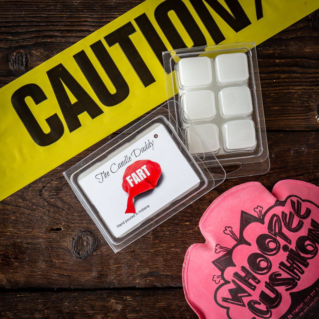Fart Scented Wax Melts - Horribly Scented - Funny Prank Gag Gift - 1 Pack - 2 Ounces - 6 Cubes - The Candle Daddy