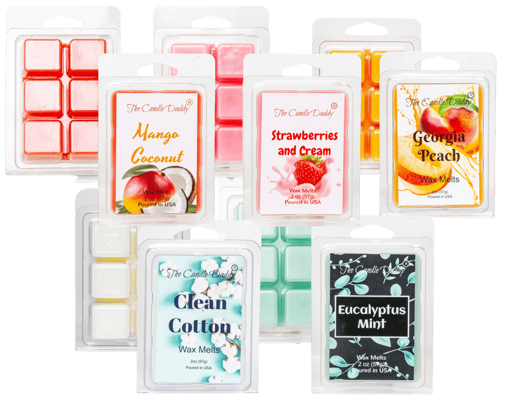 The Candle Daddy's Family Friendly Faves Volume II - 5 Pack of Wax Melts -  30 Total Cubes - 10 Total Ounces - The Candle Daddy