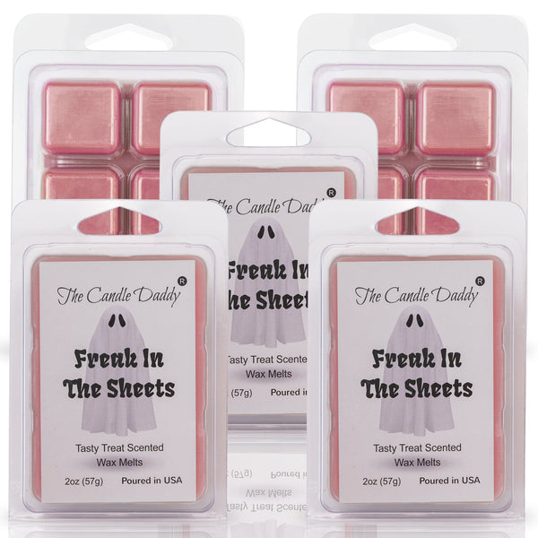 5 Pack - Freak In The Sheets - Tasty Halloween Treat Scented Wax Melts - 2 Ounces x 5 Packs = 10 Ounces - The Candle Daddy