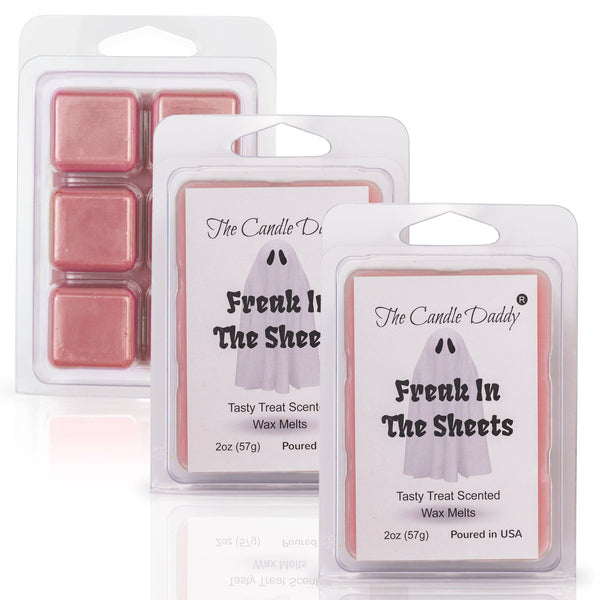 FREE SHIPPING - Freak In The Sheets - Tasty Halloween Treat Scented Wax Melts - 1 Pack - 2 Ounces - 6 Cubes