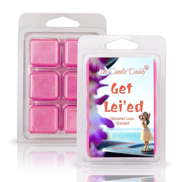 Get Lei'ed - Hawaiian Luau Scented Wax Melt - 1 Pack - 2 Ounces - 6 Cubes - The Candle Daddy
