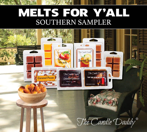 Southern Sampler Combination Set Of 5 Scented Wax Melt Cubes - 10 ounces, 30 Cubes