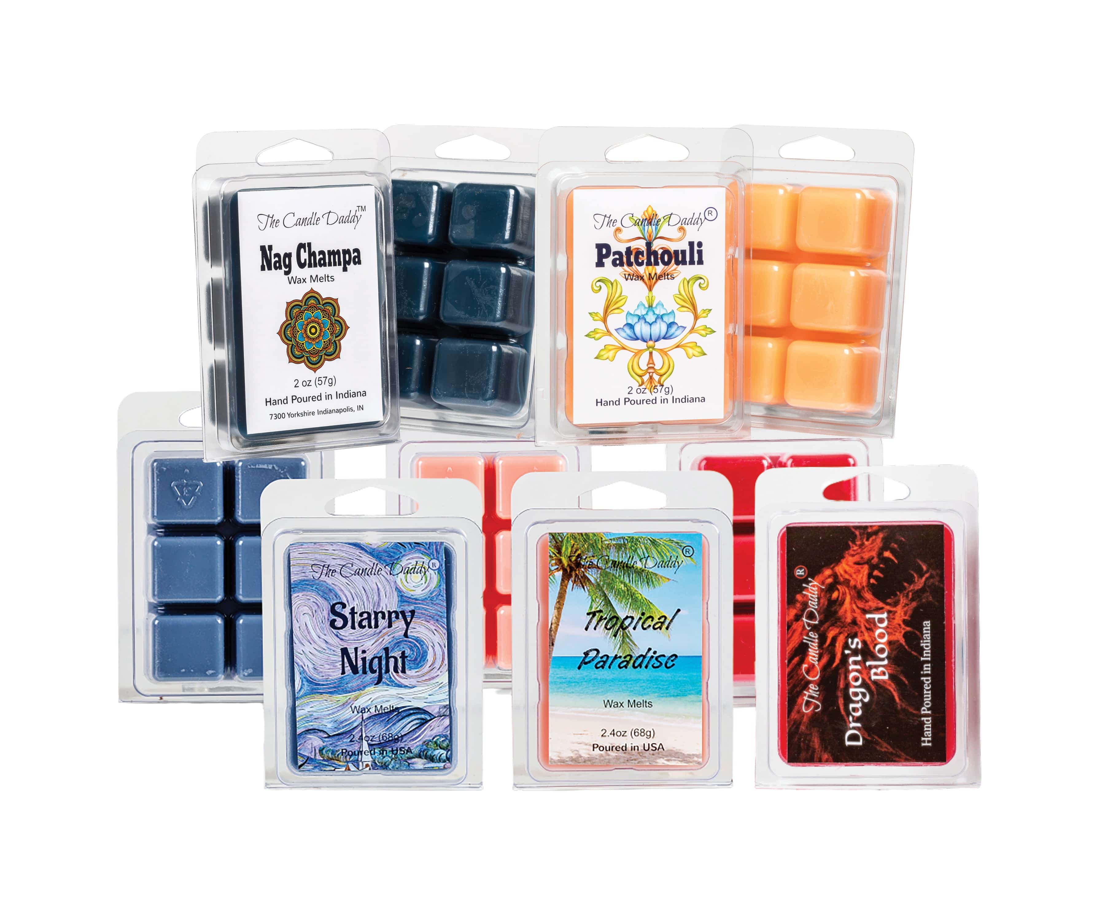 Eco Aroma Coco-Soy Candles, 6 Cubes (3 Oz Each)-Best Scentsy Wax Melts Wax  Cubes - Coconut Soy Wax Melts Candles with 100% Natural Essential Oils (2.