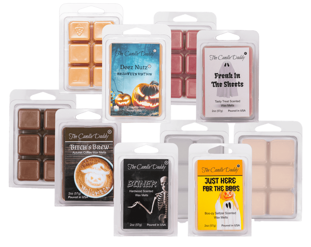Haunted Halloween 5 Pack - 5 Amazing Halloween Themed Wax Melts - 30 Total Cubes - 10 Total Ounces - The Candle Daddy
