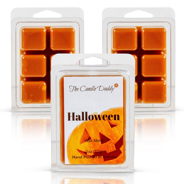 Halloween - Pumpkin Pie Scented Wax Melt Cubes - 1 Pack - 2 Ounces - 6 Cubes - The Candle Daddy