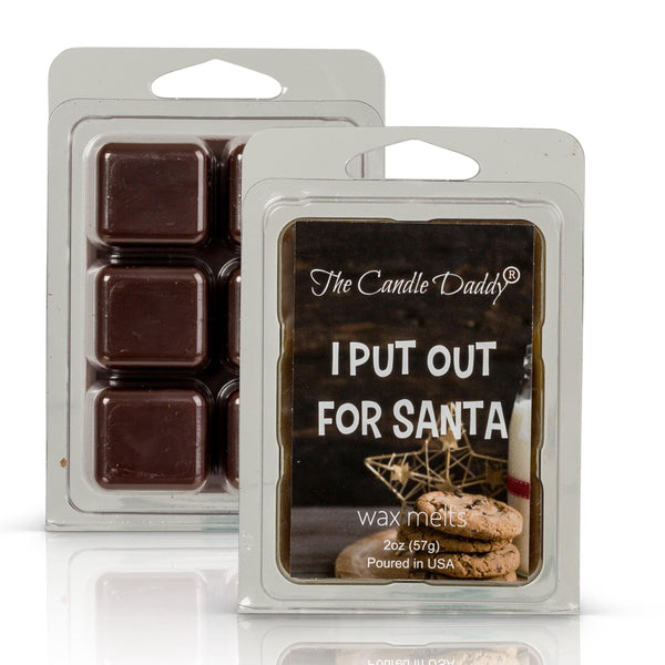 5 Pack - I Put Out For Santa - Chocolate Chip Christmas Cookie Scented Wax Melt - 2 Ounces x 5 Packs = 10 Ounces - The Candle Daddy