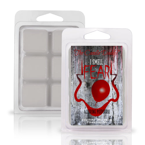I Smell Fear - Alluring Potpourri Scented Horror Movie Wax Melt - 1 Pack - 2 Ounces - 6 Cubes - Blowout