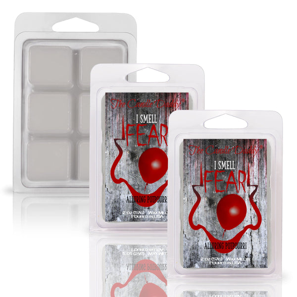 I Smell Fear - Alluring Potpourri Scented Horror Movie Wax Melt - 1 Pack - 2 Ounces - 6 Cubes - The Candle Daddy