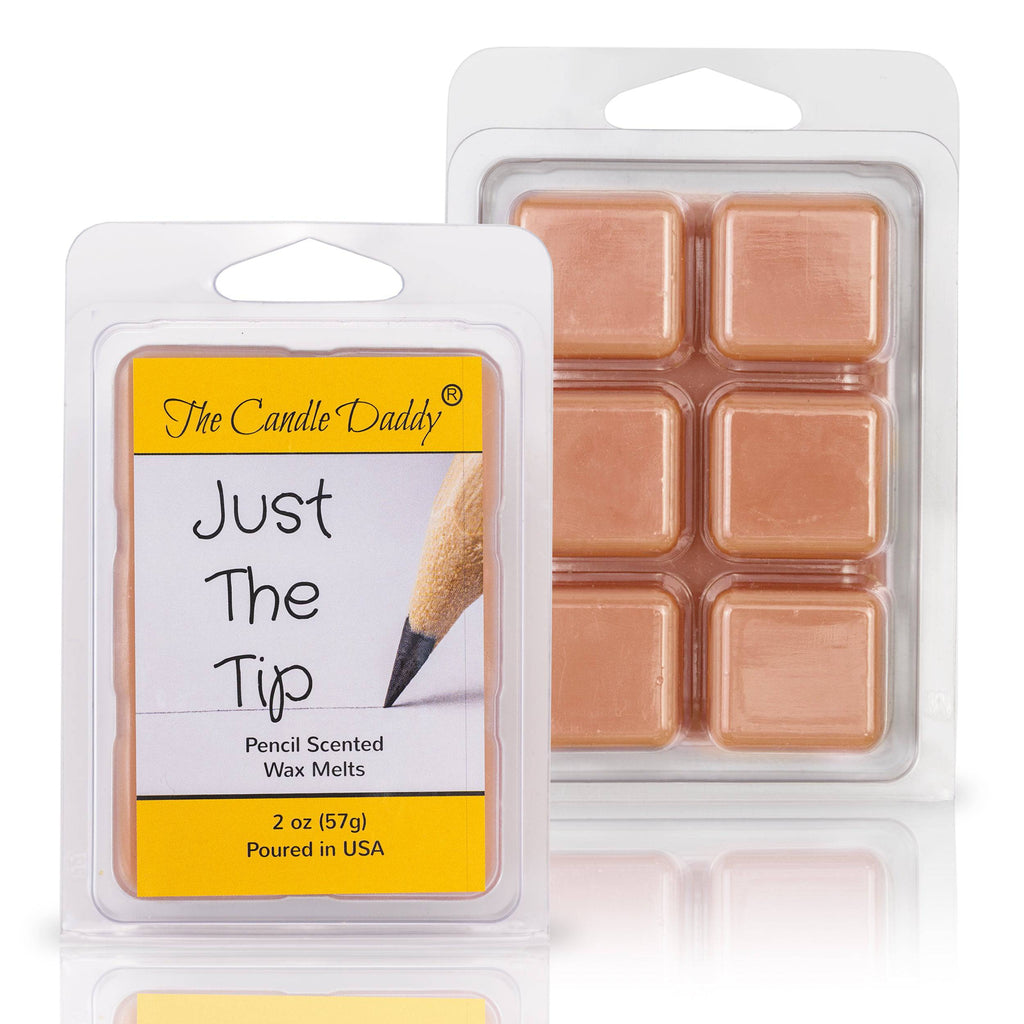 Just The Tip - #2 Pencil Scented - 1 PACK - 2 OUNCES - 6 CUBES - The Candle Daddy