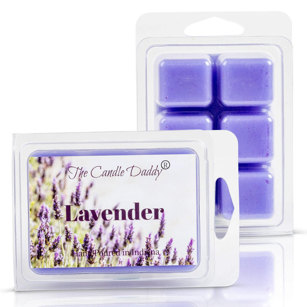 Lavender Scented Wax Melt - 1 Pack - 2 Ounces - 6 Cubes - The Candle Daddy