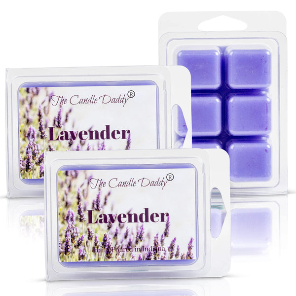 Lavender Scented Wax Melt - 1 Pack - 2 Ounces - 6 Cubes - The Candle Daddy
