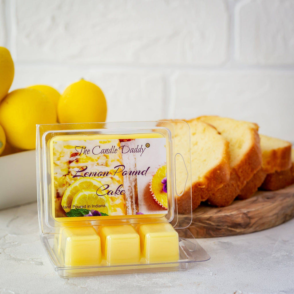 Lemon Pound Cake Scented Wax Melt - 1 Pack - 2 Ounces - 6 Cubes - The Candle Daddy