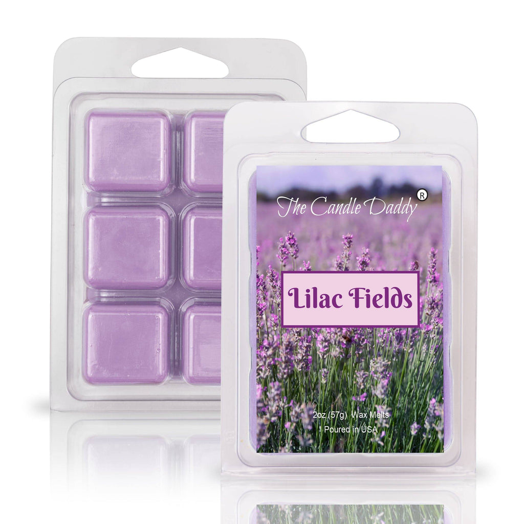 Lilac Fields - Floral Spring Scented Wax Melt - 1 Pack - 2 Ounces - 6 Cubes - The Candle Daddy