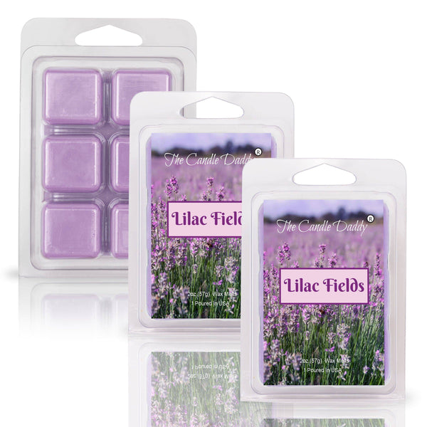 Lilac Fields - Floral Spring Scented Wax Melt - 1 Pack - 2 Ounces - 6 Cubes - The Candle Daddy
