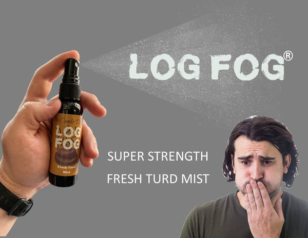 Log Fog - Fresh Turd Mist - Perfectly Formulated Terrible Smell - 2 fl oz