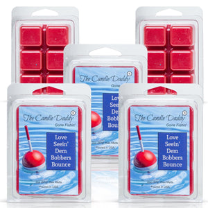 5 Pack - The Candle Daddy's Gone Fishin' -Love Seein' Dem Bobbers Bounce - Ripe Melons Scented Melt- Maximum Scent Wax Cubes/Melts - 2 Ounces x 5 Packs = 10 Ounces - The Candle Daddy