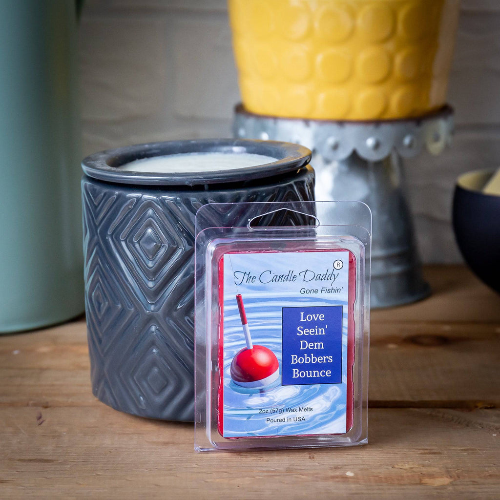 5 Pack - The Candle Daddy's Gone Fishin' -Love Seein' Dem Bobbers Bounce - Ripe Melons Scented Melt- Maximum Scent Wax Cubes/Melts - 2 Ounces x 5 Packs = 10 Ounces - The Candle Daddy
