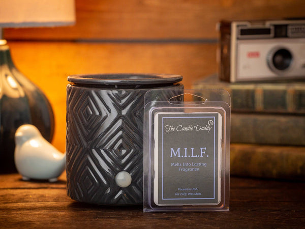M.I.L.F "Melts Into Lasting Fragrance" - Sexy Spiked Apple Scent - Maximum Scented Wax Melt Cubes - 2 Ounces MILF - The Candle Daddy