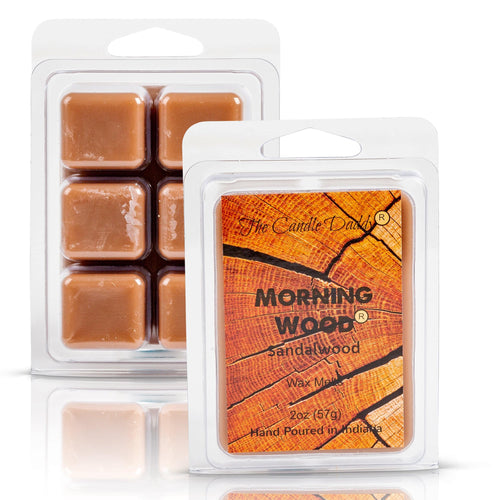 Morning Wood - Sandalwood Scented Wax Melt - 1 Pack - 2 Ounces - 6 Cubes - Blowout