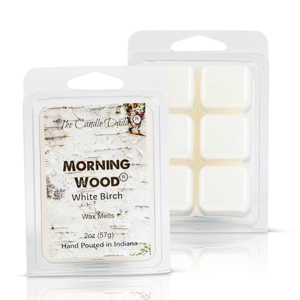 5 Pack - Morning Wood - White Birch Scented Wax Melt Cubes - 2 Oz x 5 Packs = 10 Ounces - The Candle Daddy