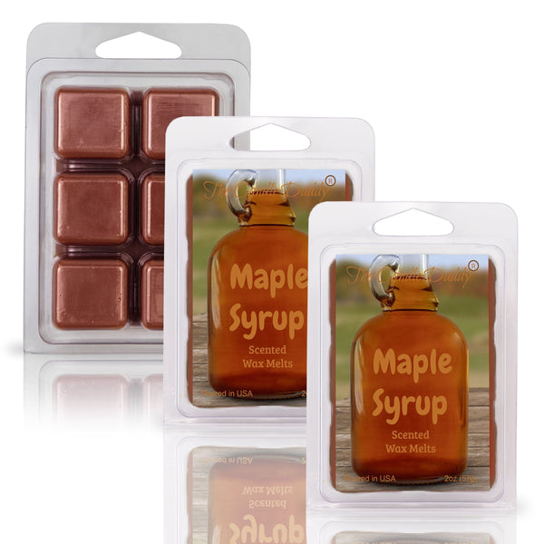 Maple Syrup - Vermont Maple Syrup Scented Wax Melt - 1 Pack - 2 Ounces - 6 Cubes - The Candle Daddy