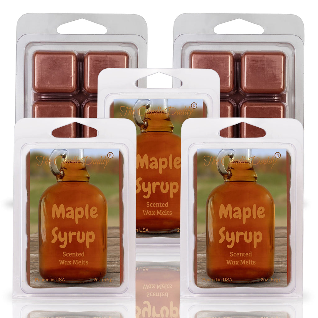 Maple Syrup - Vermont Maple Syrup Scented Wax Melt - 1 Pack - 2 Ounces - 6 Cubes - The Candle Daddy