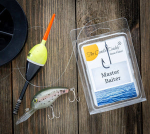 The Candle Daddy's Gone Fishin' - Master Baiter - Coconut Hand Lotion Scented Melt- Maximum Scent Wax Cubes/Melts- 1 Pack -2 Ounces- 6 Cubes - The Candle Daddy
