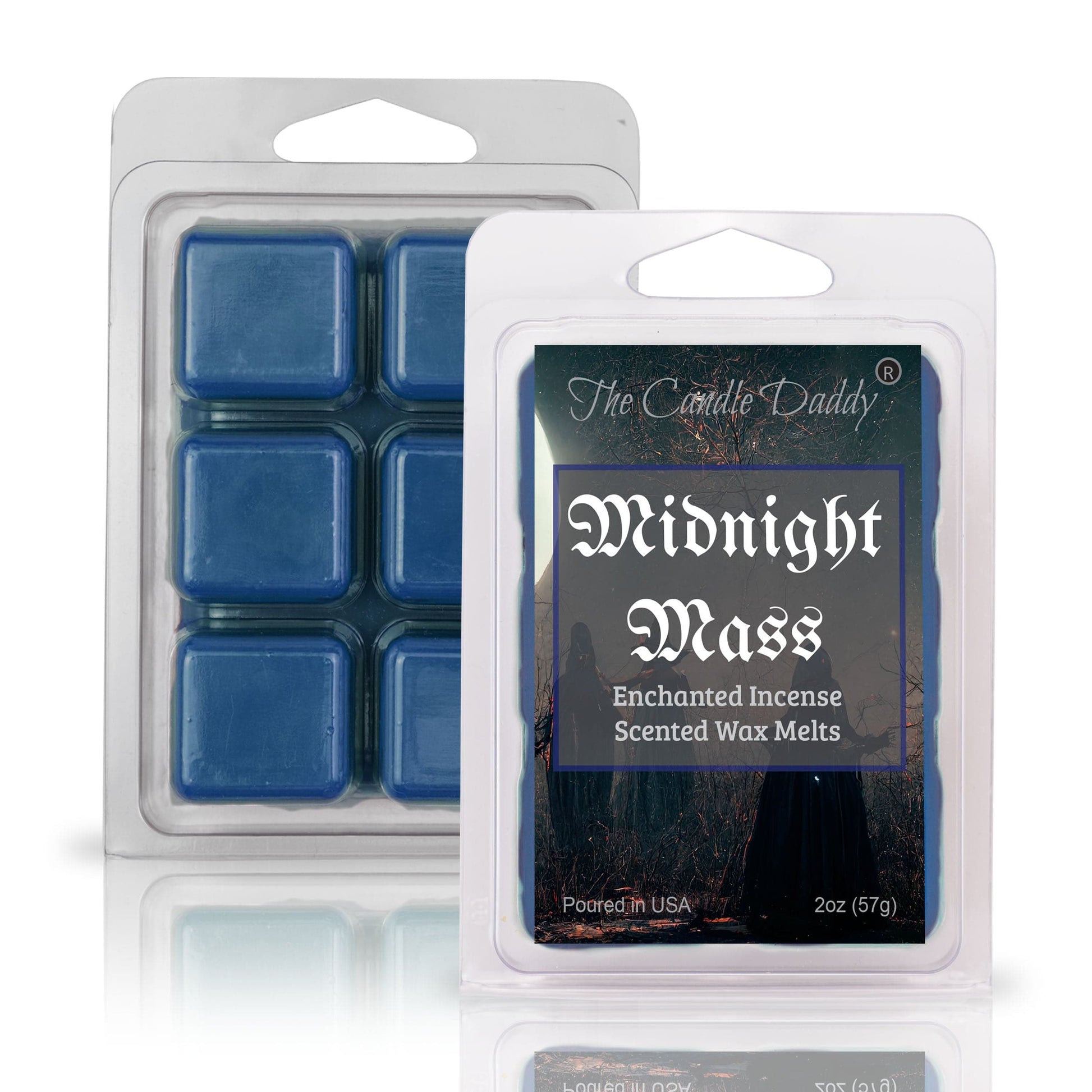 Midnight Mass - Enchanted Incense Scented Wax Melt - 1 Pack - 2 Ounces - 6 Cubes - The Candle Daddy