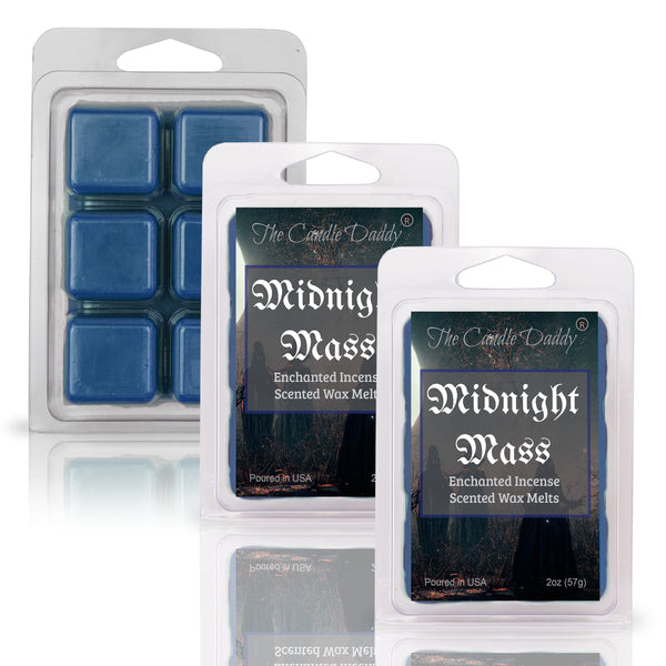 Midnight Mass - Enchanted Incense Scented Wax Melt - 1 Pack - 2 Ounces - 6 Cubes - The Candle Daddy