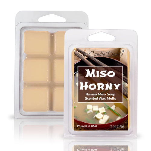 Miso Horny - Ramen Miso Soup Scented Wax Melt - 1 Pack - 2 Ounces - 6 Cubes - Blowout