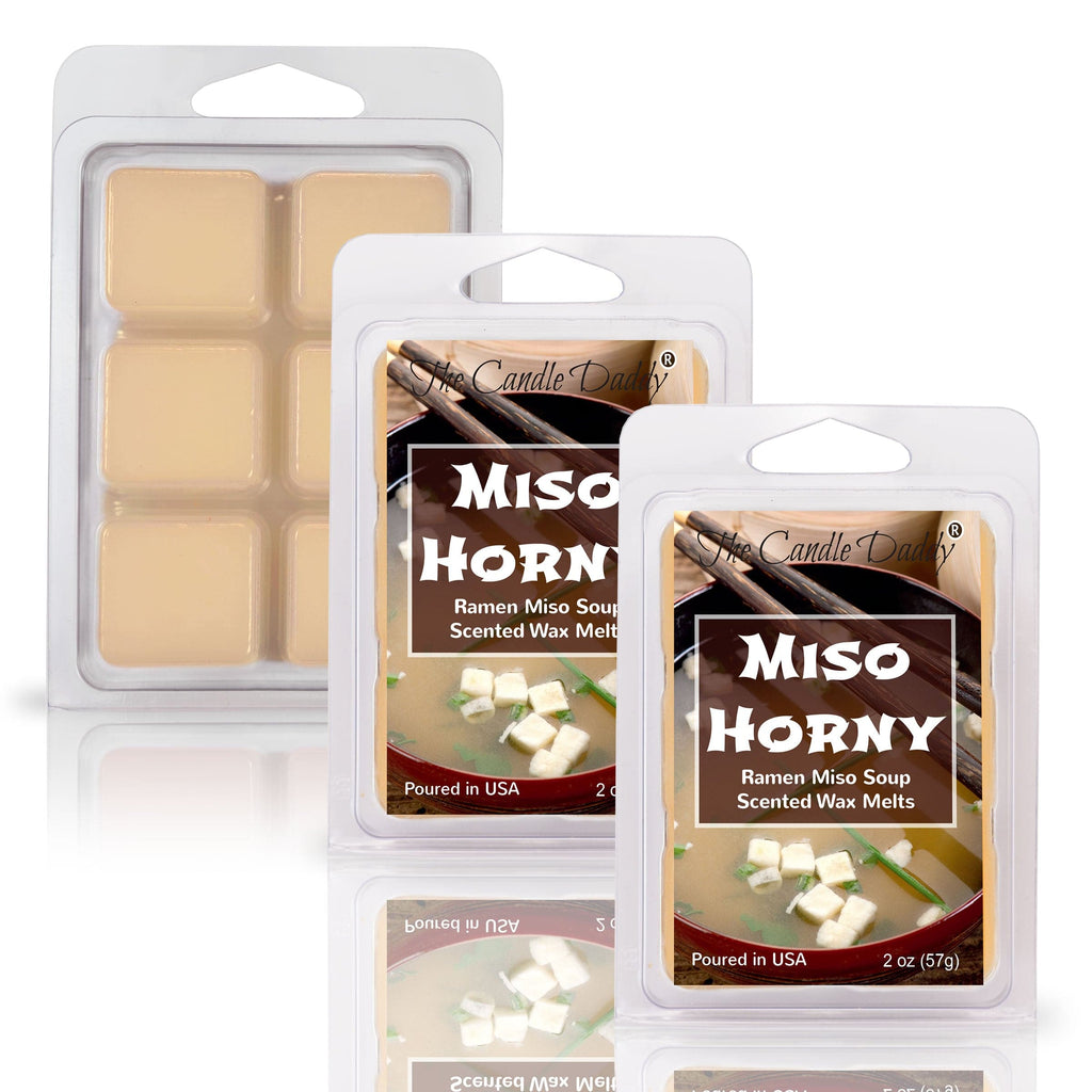 Miso Horny - Ramen Miso Soup Scented Wax Melt - 1 Pack - 2 Ounces - 6 Cubes - The Candle Daddy