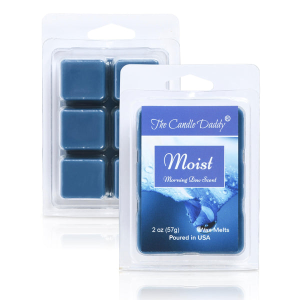 5 Pack - Moist - Morning Dew SCENTED MELT - 2 Ounces x 5 Packs = 10 Ounces - The Candle Daddy