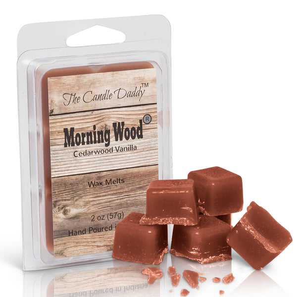 FREE SHIPPING - Morning Wood - Cedarwood Vanilla Scented Wax Melt - 1 Pack - 2 Ounces - 6 Cubes