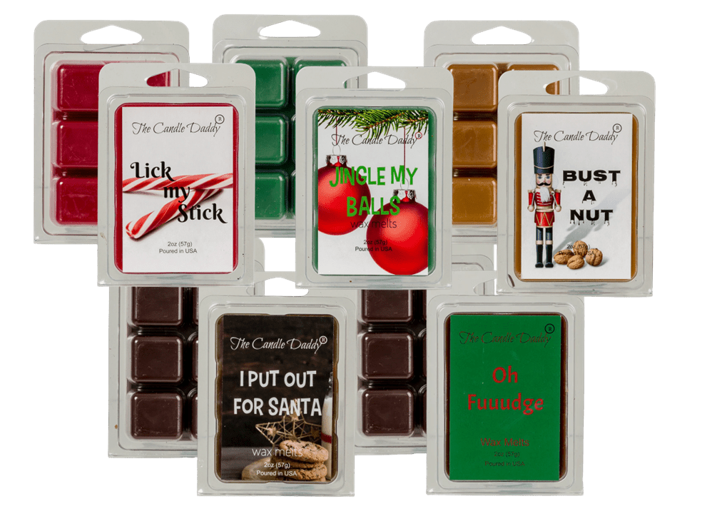Christmas Naughty List 5 Pack - Chapter 1 - 5 Amazing Christmas Wax Melts - 30 Total Cubes - 10 Total Ounces - The Candle Daddy
