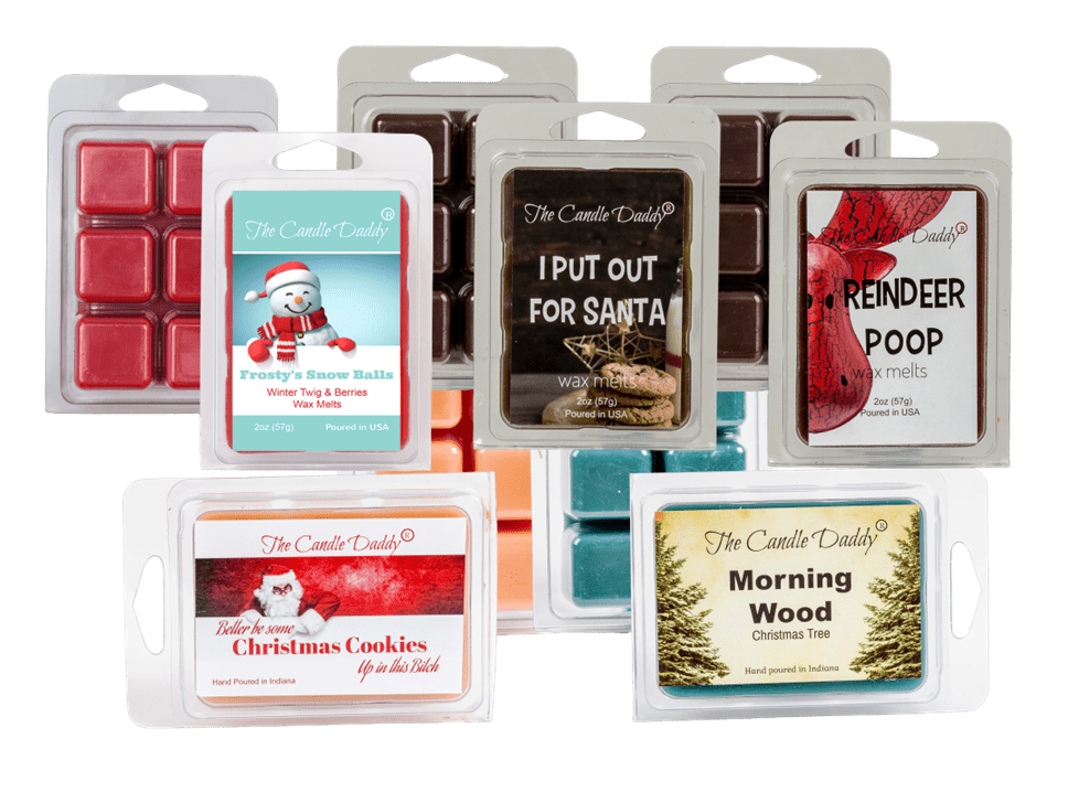 Christmas Naughty List 5 Pack - Chapter 3 - 5 Amazing Christmas Wax Melts - 30 Total Cubes - 10 Total Ounces - The Candle Daddy