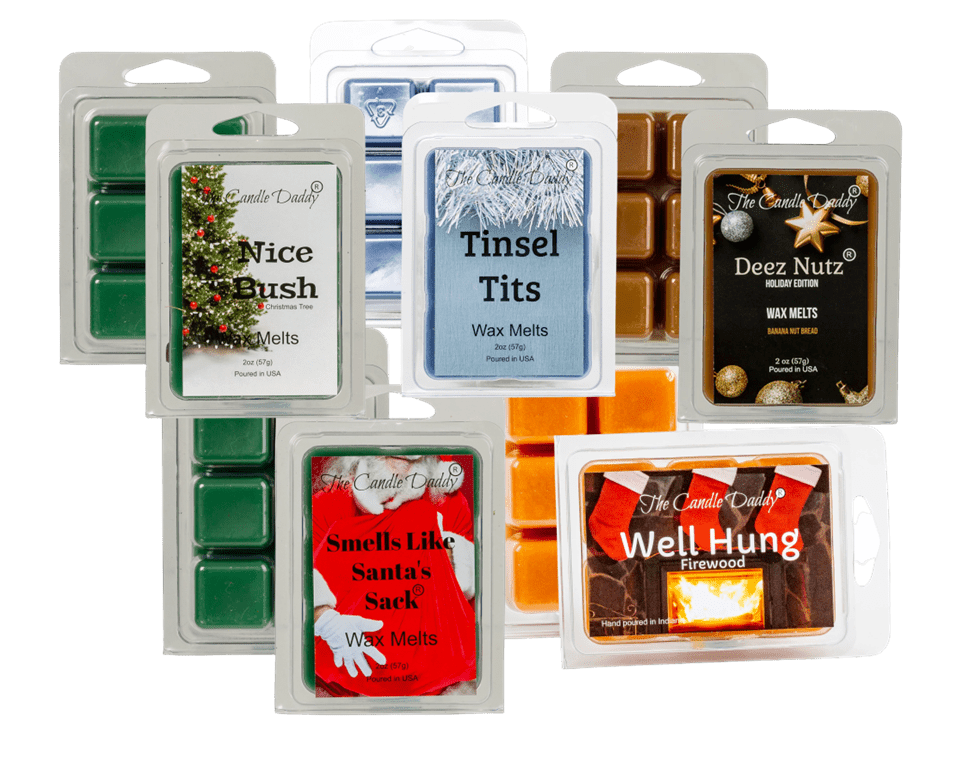 Christmas Naughty List 5 Pack - Chapter 4 - 5 Amazing Christmas Wax Melts - 30 Total Cubes - 10 Total Ounces - The Candle Daddy