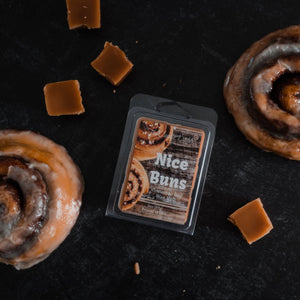 5 Pack - Nice Buns - Sticky Cinnamon Bun Scented Wax Melt - 2 Ounces x 5 Packs = 10 Ounces - The Candle Daddy