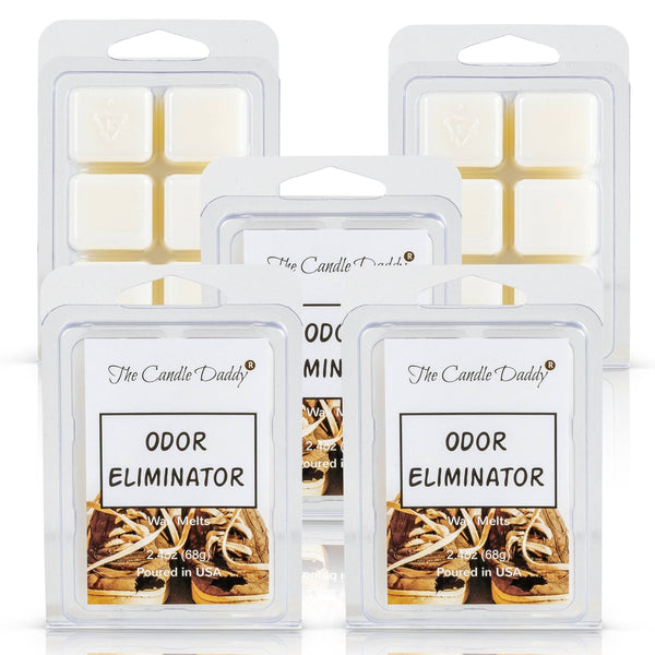 Odor Eliminator - Smoke / Odor Eliminating Wax Melt - 1 Pack - 2 Ounces - 6 Cubes - The Candle Daddy
