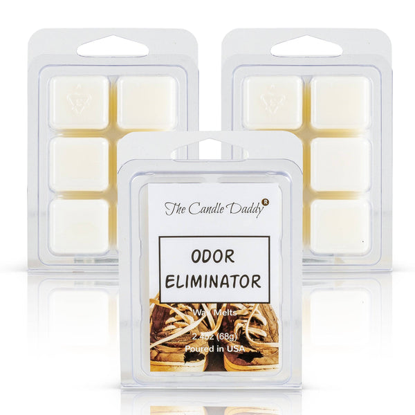 Odor Eliminator - Smoke / Odor Eliminating Wax Melt - 1 Pack - 2 Ounces - 6 Cubes - The Candle Daddy