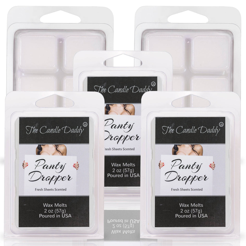 5 Pack - Panty Dropper - Fresh Bed Sheets SCENTED MELT - 2 Ounces x 5 Packs = 10 Ounces - The Candle Daddy