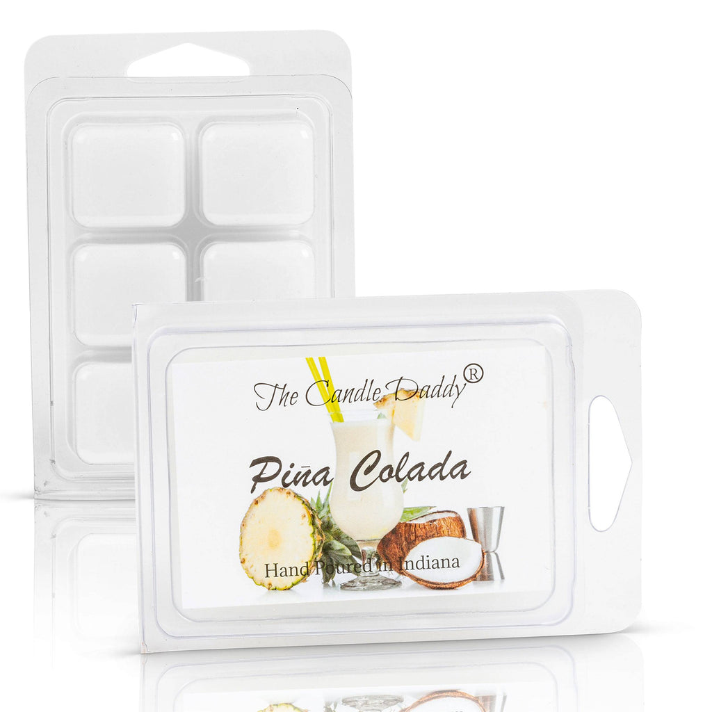 Pina Colada - Tropical Drink Scented Wax Melt - 1 Pack - 2 Ounces - 6 Cubes - The Candle Daddy