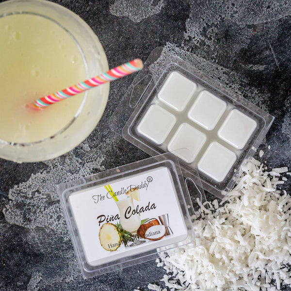 Pina Colada - Tropical Drink Scented Wax Melt - 1 Pack - 2 Ounces - 6 Cubes - The Candle Daddy