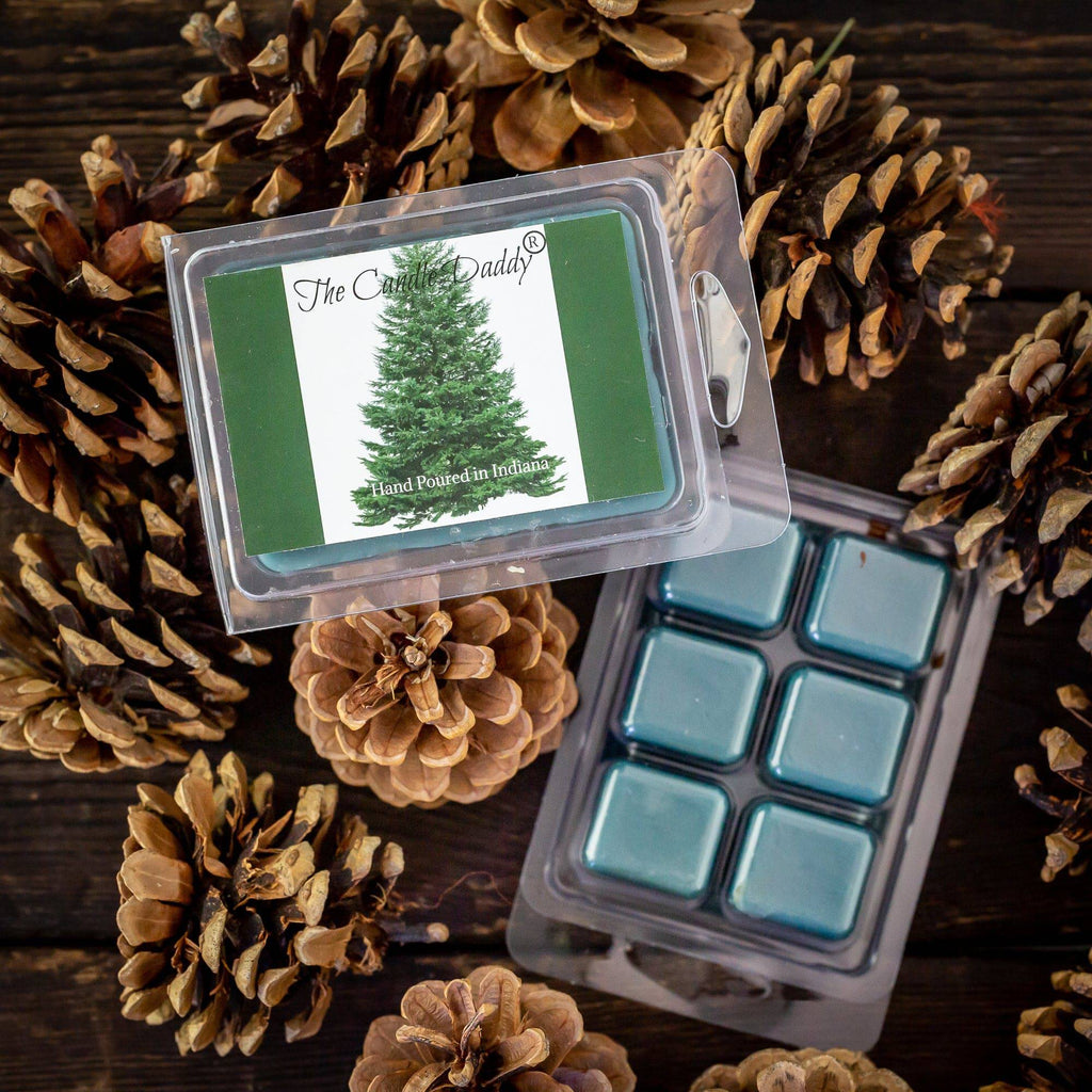 5 Pack - Pine Tree - Blue Spruce Scented Christmas Wax Melt - 2 Ounces x 5 Packs = 10 Ounces - The Candle Daddy