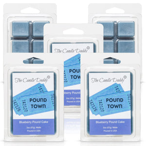 5 Pack - Two Tickets to Pound Town - Blueberry Pound Cake Scented Melt - Maximum Scent Wax Cubes/Melts - 2 Ounces x 5 Packs = 10 Ounces - The Candle Daddy